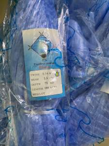 Lưới thái xanh 0.14 - 2.5p x 75 mắt dài 180m lưới đánh cá phôi lươi