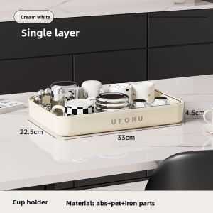 CHUMX | Luxury Double Layer Dust-Proof Drying Mug Stand