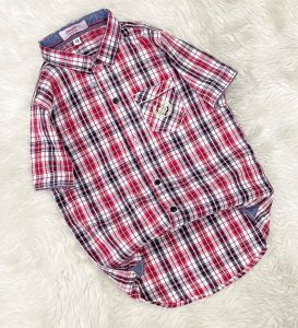 Áo sơ mi ngắn tay bé trai 15kg - 28kg chất vải kate coton mềm mịn co giản nhẹ thấm hút mồ hôi cực tốt