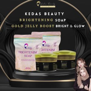 (READY) PAKET GLOWING 2 SABUN DAN 2 GOLD JELLY KEDAS BEAUTY ORIGINAL BPOM