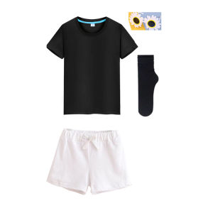 สีสัน Candy Sky Performance เสื้อผ้าแขนสั้นเสื้อยืดเด็กกระดาษเครื่องบินอนุบาล Class กีฬาการประชุมชุด