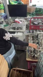 New Stainless Steel Garlic Masher Pestle Medicine Bowl Crusher Grinder Mortar   Garlic Press mortier