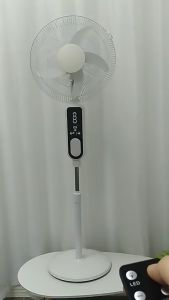 16 inches Solar Electric Fan Solar Stand Fan Power Floor Fans Mute and Energy Saving  CHARGE KP453
