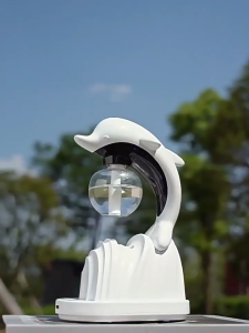 3-in-1เครื่องดักยุง+เพิ่มความชื้น | ดีไซน์ปลาโลมา+ไฟนุ่มนวล | แบต 1800mAh+ปรับ 2 ระดับ ไร้ยุงทั้งคืน