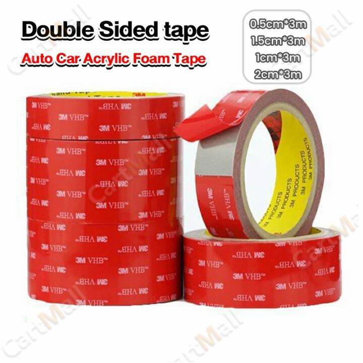 3M Auto Car Acrylic Foam High Strength Double Sided Attachment Tape ...