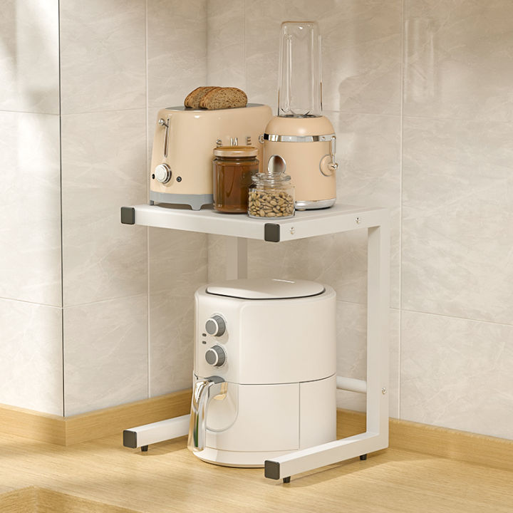 Kitchen Microwave Oven Storage Rack Air Fryer Stove Pot Storage Rice
