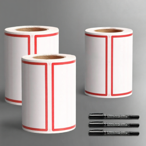 GLUECHEE | Colorful Self-adhesive Marking Labels Waterproof Large