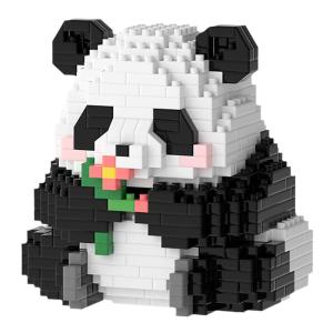 Creative Bamboo Forest Panda Assembly Blocks Educational Toys for Boys And Girls Intelligent Development Building Blocks Gifts