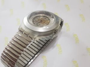 JAM SWISS SWA TCH AUTOMATIC SKELETON NO DATE AG2004 ETA MOVEMENT 2842 MADE IN SWISS