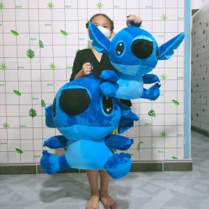 GẤU STITCH XANH SIZE LỚN DỄ THƯƠNG LÔNG MỊN GÒN MỀM CHO BÉ