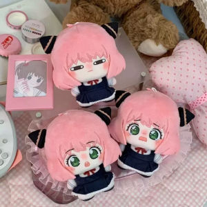 Bandai | Stuffed 10cm Anime Spy X Family Anya Starfish Attribute Cartoon Plush Doll Toy Dress-Up Children Adults Collectible Cotton Gifts