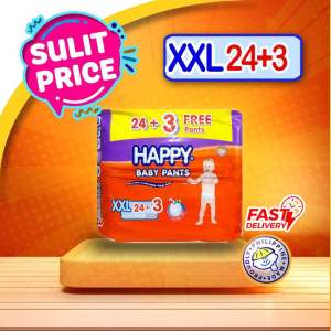 Happy Baby Pants Diapers XXL 24’s (+3 free)