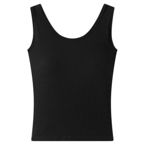 MiiOW | เสื้อกล้ามสายเดี่ยวแบบสวมหัวป้องกันแสงสำหรับผู้หญิงในช่วงฤดูร้อน สีขาว ทรง U ใหญ่ ปักลาย เสื้อชั้นในแบบสวมใส่ได้ 1 ชิ้น