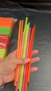 SEDOTAN PLASTIK/SEDOTAN ES KOMBINASI 6MM MEREK ANGEL TERMURAH