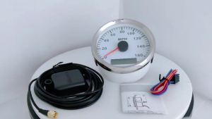 ELING 85mm GPS Speedometer 200KM/H 160MPH Tachometer 8000RPM 52mm Water Temp Oil Pressure Fuel Level Meter 12V Voltmeter