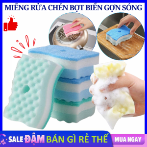 Miếng Rửa Chén  Miếng Bọt Biển Rửa Bát Cọ Xoong Nồi - Mút Xốp Rửa àm Sạch Nhà Bếp Phòng Tắm / Miếng Mút Rửa Chén 2 Mặt Chống Xước Đa Năng Tiện Dụng