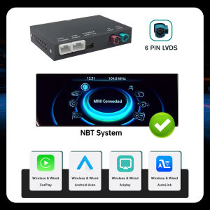 Android Auto Wireless CarPlay For MININBT/CIC R55 R56 R57 R58 R59 R60 R61 F54 F55 Clubman Countryman Hardtop John Cooper F56 F57