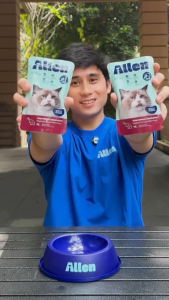 Allen pouch Whole Loin Gravy 70gr 3pcs Makanan Kucing Basah Premium Dewasa Grain Free Omega 3