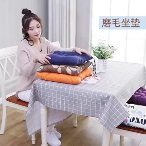 เบาะรองนั่ง เบาะรองนั่งเก้าอี้พร้อมเชือกผูกกันเลื่อน หมอนรองนั่ง ที่รองนั่ง ขนาด 35X35 cm