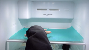 4PCS Refrigerator Mat Multifunction Anti Frost Waterproof Fridge Pad Drawer Antifouling Pad Washable