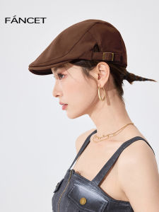 FANCET | Vintage Adjustable Both-Ways Wear Cap Hat for Women Retro and Easy to Match Smaller Face Looking