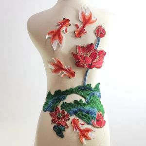 Bordir Bunga Teratai & Ikan Koki Import: Dekorasi Interior Berkualitas