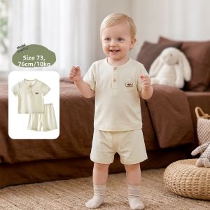 aqpa | Breathable Thin Short Sleeve Shorts Set for Infant
