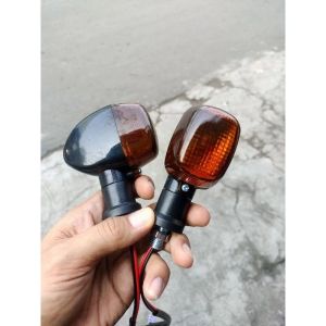 lampu sen sein ninja rr 150 ninja 250R ready warna hitam dan CHROME universal