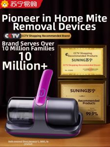 Wireless Handheld UV Sterilizer Dust Mite Eliminator 2-in-1 Ultrasonic Wave Suction Bedding Vacuum Cleaner Portable Sanitizer