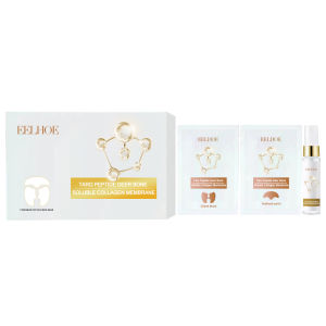 Eelhoe Collagen Face Firm Mask Taro Peptide Deer Bone Soluble Collagen Membrane Tightening Reduce Fine Lines Moisturizing Serum Stickers Wrinkles Removal Anti-Aging Protein Mask Skin Care