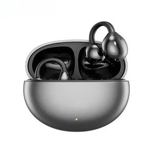 Bluetooth 5.3 Open-Ear Clip Wireless Earbuds Stereo Sound Touch Control Noise Reduction Sports Headphones with Microphone