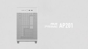 ITW | ASUS Prime AP201 Tempered Glass MicroATX Case (Support Radiator Up to 360 mm and Graphics Card Length up to 338 mm Color Matched Cables Tool-free Side Panels USB 3.2 Gen 2 Type-C Front Panel)