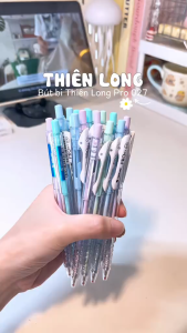 Hộp 20 cây - Bút bi Thiên Long PRO-27 đầu bi cao cấp 0.5mm màu xanh