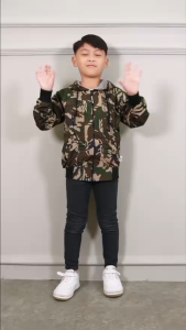 Jaket Parasut Anak Laki-Laki GHAJLENG Motif Camo dengan Zipper - Gaya Outdoor untuk Musim Dingin