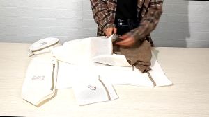 Laundry bag Mesh laundry net bags With Zipper washing Machine Protection Net Bags Travel Clothes Storage Pouch Large Small 3Sizes for dirty clothes Separation Cleaning for bra and panty Laundry bag Deformation-proof filter bags