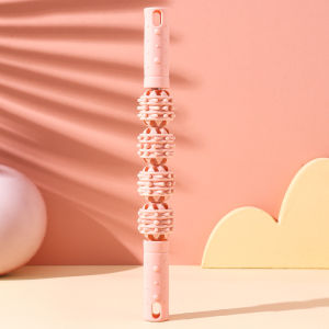 Con Lăn Massage 4 Quả Bóng Cho Bắp Chân Cổ Vai Lưng - Thiết Kế Răng Sói Dụng Cụ Thư Giãn Cơ Bắp Tập Yoga Thể Dục Dùng Được Cho Cả Nam Và Nữ