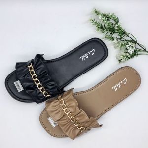 CASTELL - Sandal Wanita Teplek Terbaru Korea Slip On Sol Karet Lentur Tidak Licin Dan Anti Patah