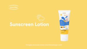Sunscreen Bayi & Anak Airongsie BPOM SPF 50++ UVA UVB Broadspectrum With Vitamin B3 Waterproof 4 Jam 45mL