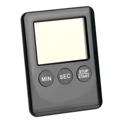 DIYWORK Square Kitchen Cooking Timer with Magnet Thin Simple Fashion Alarm Clock Large LCD Digital Screen