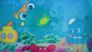 Baby Einstein Sea Dreams Soother Crib Toy with Remote - Classical Melodies and Soothe & Glow Light Effects