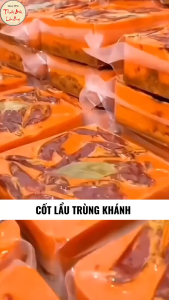 Cốt lẩu Trùng Khánh viên cốt lẩu Tứ Xuyên cay thơm chuẩn vị tiện lợi - Lãn Ông