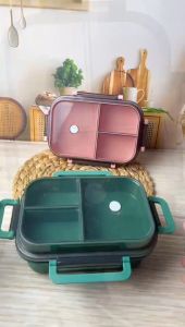 Eatkit Kotak Makan Siang 1250ml Desain Dua Lapis Lunch Box Pekerja kantor Dan Pelajar Microwaveable