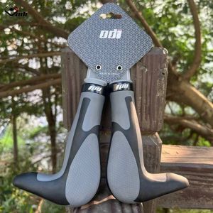 ODI Silicone Handlebar aluminum alloy Grips Comfortable Anti - skid Shockproof for Mountain & Folding Bikes with Lock Ring