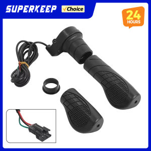 FT76X Electric Bicycle Right Handle for Electric Bike Scooter Throttle WP SM Connector 36V 48V 72V Half Handle Twist Throttle