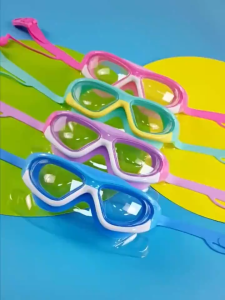 【COD + Local Seller】New HD Waterproof Silicone Anti-Fog Goggles For Boys and Girls No Leak Clear Goggle Mask 1pc Swimming Eyewear For Kids Swim Glass