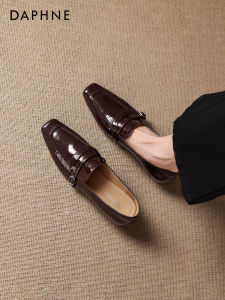 Daphne | Chunky Heel Oxford Shoes Slip-on Loafers