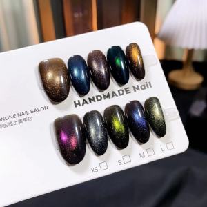 Nhựa Giả Móng Tay Ngắn Thủ Công Nhiều Màu Sắc Theo Ánh Sáng Hoàn Thiện Mới Cho Học Sinh Nhựa Giả Móng Tay Thời Trang