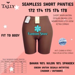 TALLY SEAMLESS SHORT PANTIES 172 174 175 176 178 - CELANA HOTPANTS REMAJA DAN WANITA