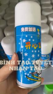 BÌNH XỊT TUYẾT NHÂN TẠO chai xịt tạo tuyết tiệc party phụ kiện dụng cụ trang trí tiệc đồ chơi noel giáng sinh sinh nhật đám cưới làm tuyết sân khấu