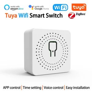 Tuya Wifi Smart Switch Bluetooth Dual-mode Concealed Smart Switch App Remote Timer Support Alexa Google Home Alice Voice Control